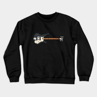 Pixel Black Leo 4001 Bass Guitar Crewneck Sweatshirt